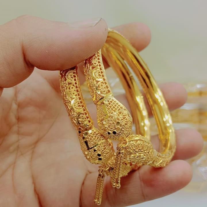 MJB  Gold Look like  exclusive Gold plated Range kangan with box - My Jewel Box
