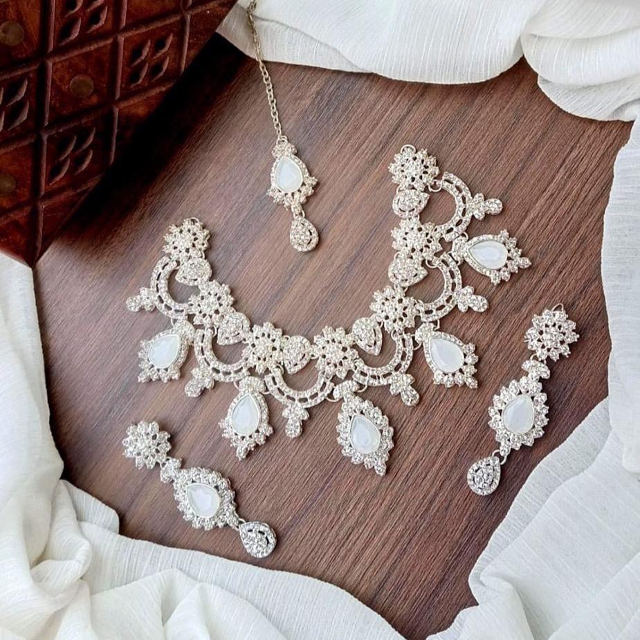 MAHAM  zircon necklace set JBC004