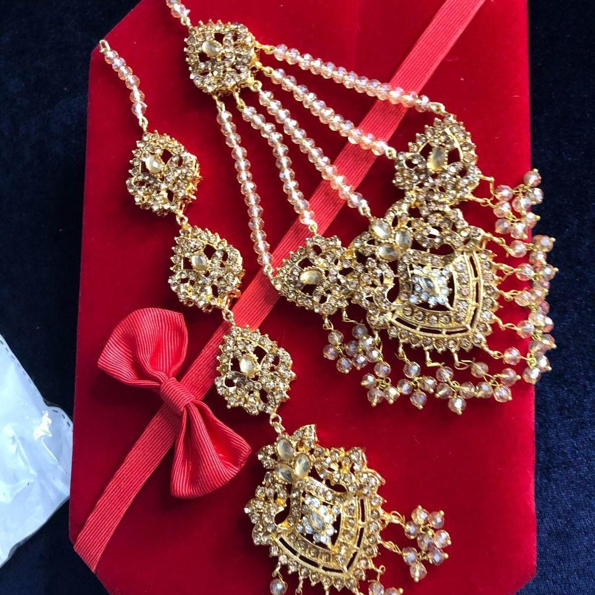 NIMRA Stylish jhomer tikka set