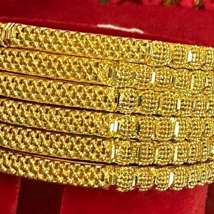 THIN BANGLES DESIGN 2 NaZisH ‘s  Gold Look like  exclusive Gold plated bangles - My Jewel Box