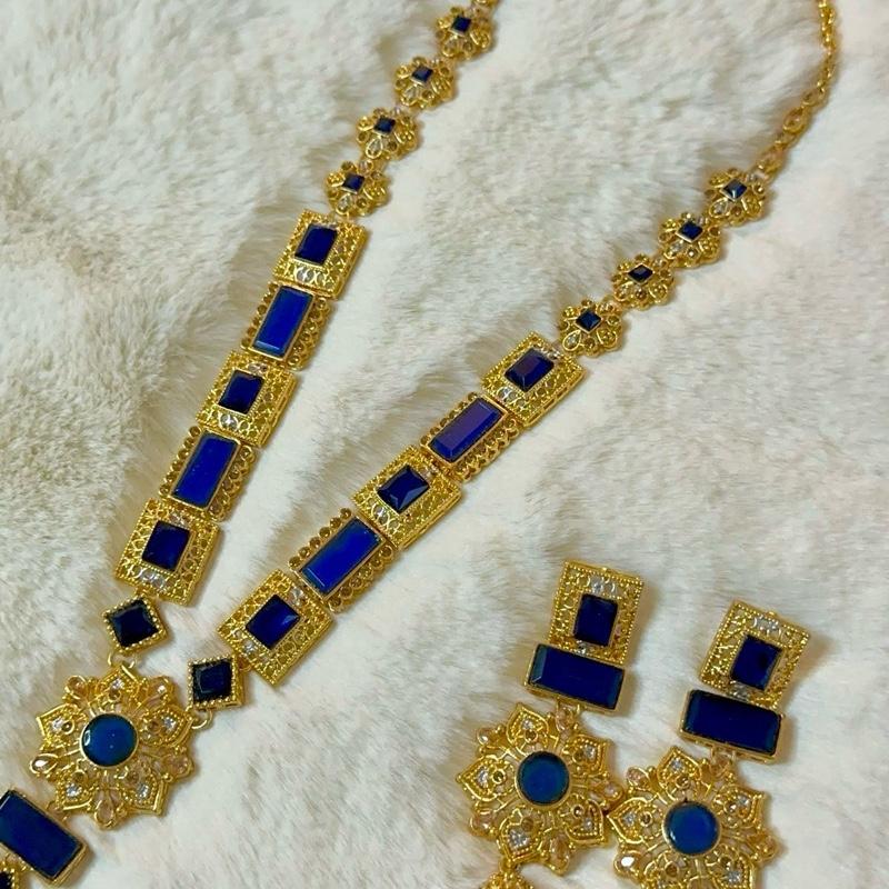 TURKISH  STYLE MALA SET with earring - My Jewel Box