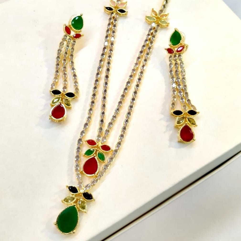 Zircon elegant necklace set Birthday Wedding Engagement Anniversary